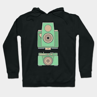 Green Vintage Camera Hoodie